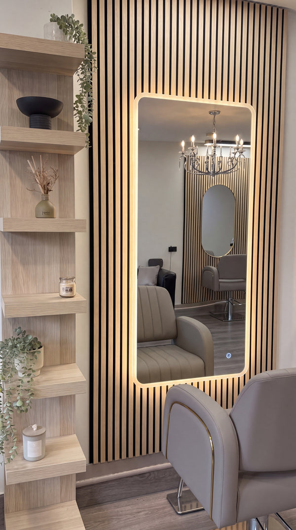 Horizon 65x21" Salon Mirror — salon photo 1