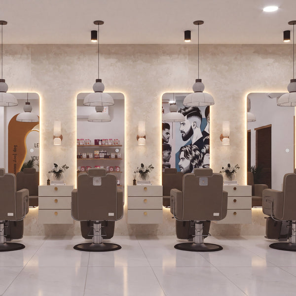 Horizon 65x21" Salon Mirror — salon photo 2