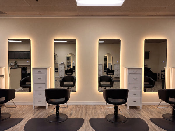 Horizon 65x21" Salon Mirror — salon photo 3