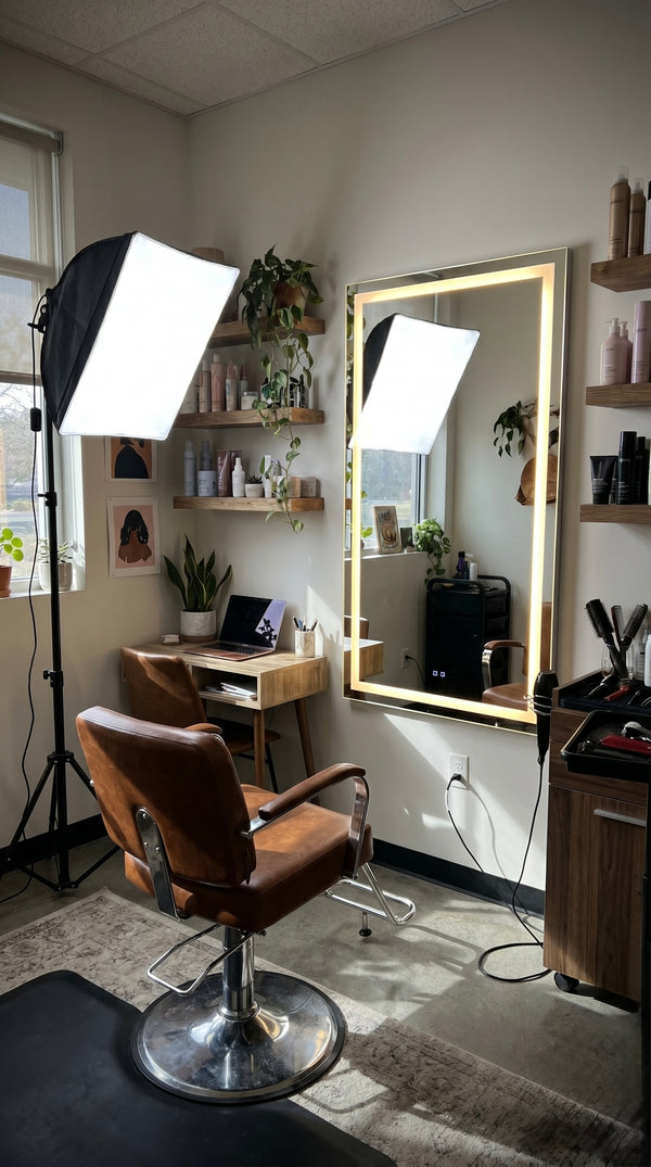 Vista 24×32" Salon Mirror — salon photo 5